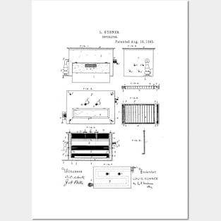 Incubator Vintage Patent Hand Drawing Posters and Art